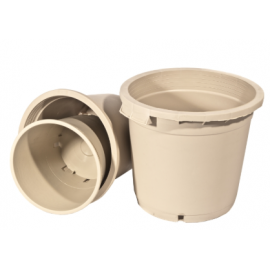 Maceta Alber Redonda Blanca